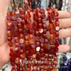 8mm Piedra Natural Cristal Ágata Disco Plano Cuentas Sueltas Pulsera DIY Collar Accesorios de Joyería Productos Semiacabados Venta al por Mayor