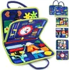 En Stock Tablero de Aprendizaje de Fieltro Tablero Ocupado Juguetes de Educación Temprana Montessori Juguetes de Aprendizaje de Inteligencia Infantil diy Libro Silencioso