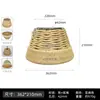 Lámpara Colgante Vintage de Comedor con Pantalla de Cuerda de Cáñamo y Estructura de Hierro, Lámpara de Techo/Pared de Repuesto de Alambre de Hierro con Forma de Jaula de Pájaros Creativa, para Casa de Huéspedes, Tienda de Té con Leche, Candelabro
