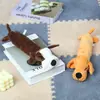 Nuevo Juguete de Felpa Largo de Dibujos Animados para Masticar para Perros y Gatos, Juguete para Aliviar el Aburrimiento para Mascotas, Juguete Duradero para Masticar para Moler los Dientes