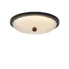 Lámpara de Techo para Dormitorio Estilo Retro Francés de Mediados de Siglo Color Crema Luz LED de Habitación Minimalista Moderna Espectro Completo Protección Ocular