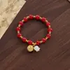 Día de la Madre Día de la Madre Nuevo Brazalete Chino 2025 Nuevo Exquisito Brazalete Blanco Guoxian de Alto Valor Guoxian Mujeres