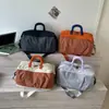 Bolsa de Viagem Expansível Bolsa de Bagagem Conjunto para Exterior Bolsa de Carrinho Grande Capacidade Armazenamento de Roupas Bolsa de Hospital Bolsa de Viagem Leve