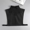 Li Hongyuan Nueva Hermosa Ropa Blanca para Mujeres con Flores Comercio Transfronterizo Comercio Exterior Camisa Caliente Cuello Falso en stock