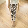 Leggings Finos de Seda Gelada Femininos para o Verão com Renda Ultra-finos para Usar por Cima Leggings Justos Emagrecedores Respiráveis Calças Femininas com Proteção Solar