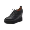 Sapatos de Plataforma Impermeáveis com Aumento de Altura Interna de 10,5 cm, Novo Estilo 2026, Bico Fino, Solado de Plataforma, Respiráveis, Mocassins Casuais para Mulheres