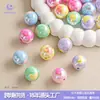 Suministro Transfronterizo de Corazón 1.5 Agujero Recto Cuentas Redondas 16mm Cadena para Teléfono Móvil Pulsera Pulsera Material Redondo DIY Cuentas Sueltas
