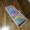 Carrinho Organizador Pequeno para Puzzles de Contas, Lanches, Nail Art, Prateleira Dobrável, Artefato Multifuncional para Armazenamento de Brinquedos