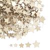 Directo de fábrica madera pequeña estrella de cinco puntas mixta jardín de infantes hecho a mano pintura creativa tablero de luz virutas de madera de estrella pequeña