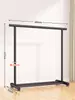 Tendedero de Piso para Ropa para Hogar Dormitorio, Plegable de Barra Única Simple para Interior Dormitorio Móvil Perchero para Ropa y Sombreros