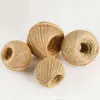 Comercio Exterior Hecho a Mano DIY Cuerda de Cáñamo Trenzada Esférica Natural Retro Cuerda de Yute Empaque Atado Etiqueta de Cuerda Línea de Venta al por Mayor