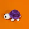 Crochet de Hilo de Dibujos Animados de Moda Tortuguita Decoración para el Hogar y el Coche Muñeca de Tortuguita Tejida Multicolor Transfronterizo