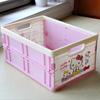 Caja organizadora caja de almacenamiento de plástico tamaño pequeño plegable para el hogar con tapa Caja de Ahorro herramienta de carga de libros para niños