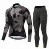 Atacado de fábrica traje de ciclismo ao ar livre Primavera e Outono traje de manga comprida equipamento para bicicleta de montanha bicicleta de estrada traje de ciclismo