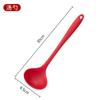Juego de utensilios de cocina de silicona de estilo chino, cuchara antiadherente para el hogar, cuchara para arroz, juego de herramientas de cocina de 6 piezas