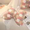 Almohada de Sofá de Felpa de Lazo Estilo Celebridad de Internet Linda Almohada para Dormir Simple Almohada de Cojín de Respaldo para Niñas