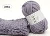 Lana Haigui hilo de barriga grande lana de isla de hielo línea gruesa grande gorro abrigo bufanda línea Línea para fotografía de estudio infantil