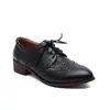 Sapatos de Comércio Exterior Infantil 2021 Novo Brog Solado Grosso Preto Sapatos Pequenos de Couro Sapatos Femininos Salto Médio Britânicos Tamanho Grande 46