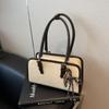 Bolsa de grande capacidade popular deste ano, bolsa de viagem feminina 2024, outono e inverno, nova bolsa de ombro versátil retrô, axila