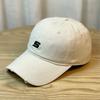 Diseño original bordado letra S gorra de béisbol deportiva de copa blanda para hombre simple rasgada con visera mujer 2024 Nuevo
