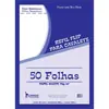Papel para flip chart serrilhado 62X86cm 75g. 50 Folhas - Caixa com 3 Unidades
