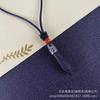Amazon Venta Caliente Transfronteriza 8*30 Colgante de Columna Hexagonal de un Solo Punto Incrustado DIY Procesamiento y Personalización de Collar