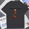 Tung Tung Tung Sahur Camiseta Clássica Meme de Taco de Baseball Engraçado