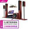 Qisheng D-16 Home Theater 5.1 Set Audio Combinação de Áudio Home Amplificador Subwoofer KTV Sala de Estar Elétrica