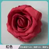 Venta directa de fábrica de flores artificiales rojas con miles de estilos para elegir, incluyendo rosas burdeos y dalias, para materiales de decoración de bodas