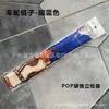 Bolsa Pop Empaquetada Individualmente con Asa Larga, Envuelto con Pañuelo de Seda, Pañuelo Pequeño de Satén Estampado, Cinta, Cinta de Regalo