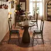 Juego de Mesa y Sillas Retro para Cafetería Mesa y Sillas para Comedor Restaurante Occidental Postre Té con Leche Tienda de Panadería Mesa y Sillas Comerciales para Comedor