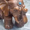 Taburete de Elefante para Sala de Estar en Casa, Taburete Adorno de Elefante Atractor de Fortuna, Taburete para Cambiar Zapatos, Se Puede Usar como Artículo de la Suerte en la Entrada