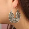 Comercio Transfronterizo Europeo y Americano Estilo Étnico Bohemio Pendientes Huecos Tallados Retro para Mujer Mayorista de Joyería Amazon Dubái