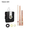 Movimiento de reloj silencioso DIY en stock transfronterizo, eje largo, segundero continuo, movimiento para reloj de pared, 4 tipos de manecillas de madera de nogal, movimiento de reloj