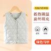 Colete infantil para meninos e meninas, roupas de inverno, forro de lã, uniforme escolar espesso, base de artefato, colete quente para bebês