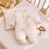 Macacão de Bebê Tipo a Algodão Puro Outono e Inverno 40g Acolchoado Roupas de Bebê Espessadas Roupas Quentes Roupas para Bebês e Crianças de Anyang