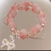 Pulseira de Contas Borboleta Quatro Peças Feminina Ins Design Exquisito Pulseira Alto Valor Facial Solta Melhor Amiga Doce Pulseira de Estudante