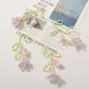 Colgante de ramo fresco de verano Mori para bolsa tejida a mano DIY, material para pendientes, venta al por mayor