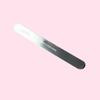 Herramienta de lima de uñas de lámina de acero inoxidable gris lima de uñas recta profesional desgarrable y reemplazable lámina de lija recta 100-180