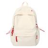 Mochila Casual Versátil Simple Estilo Japonés Nueva para Estudiantes de Secundaria y Preparatoria, Mochila de Gran Capacidad para Estudiantes Universitarios, Bolsa Casual con Letras