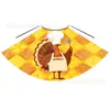 Fábrica de Capas Infantiles Personalizadas Europeas y Americanas para Acción de Gracias Capas Infantiles de Pavo para Acción de Gracias con Cordones Hechas a Medida