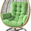 Cojín para Cesta Colgante Impermeable de Exterior Temu Amazon Transfronterizo Cojín para Reposabrazos de Sillón Reclinable Cojín Engrosado para Respaldo de Mecedora Cojín para Columpio