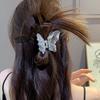 Peluca de cola de caballo con cola de caballo, de cristal, estilo sirena, con clip para plumero de pollo, para mujer, muy popular en línea, con bolsa de pelo natural y esponjoso.