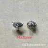 Shanxi Prata Antiga Retrô Panax Notoginseng Fivela de Prata Colar Pulseira Fivela de Peixe Fivela de Aba Seizing OT Acessórios de Joias DIY Wen Play