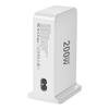 Cargador de Escritorio Multifuncional 200W 2A4C US Adaptador para Laptop 200W Cargador 200W