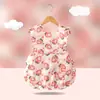 Bata de Bebé Jingqi Algodón Puro Impermeable Anti-Suciedad Vestido de Princesa Delantal de Comer de Verano Ropa Protectora para Guardería Babero