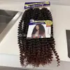 Trenzas Africanas Onduladas de Fibra Sintética para Cabello Rizado 3X Onda de Agua 22" Trenza de Ganchillo Cabello Rizado