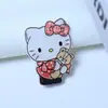 Lindo pasador lateral de dibujos animados para niños, pinza de pico de pato Hello Kitty para niñas pequeñas, pasador femenino