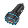 Cargador de Coche Cargador USB Luz Ambiental Doble Encendedor de Cigarrillos A+C Tipo Universal Carga Súper Rápida Fábrica