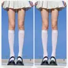 Medias Blancas Calcetines de Terciopelo de Verano Hasta la Rodilla Calcetines Finos para Pantorrilla Estilo Jk Estudiantes de Longitud Media Calcetines Altos de Mujer Modernos